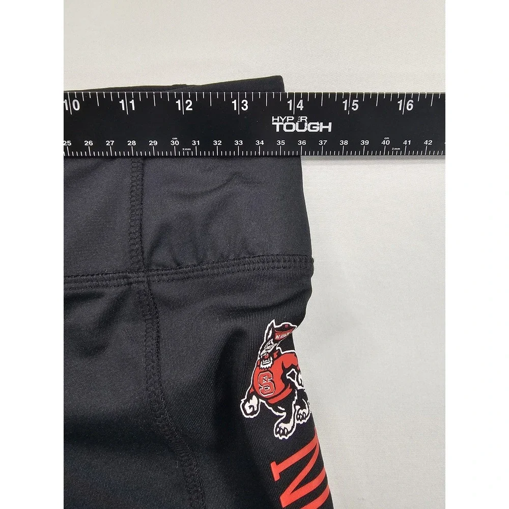 Knights Apparel Rivalry Threads 91 NC State Wolfpack Slit Leggings Womens M 8/10